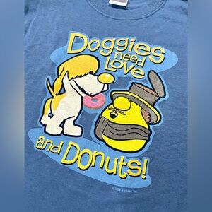 2009 Veggietales Mr Lunt Doggies Love Donuts Youth Kids Small T Shirt Veggie